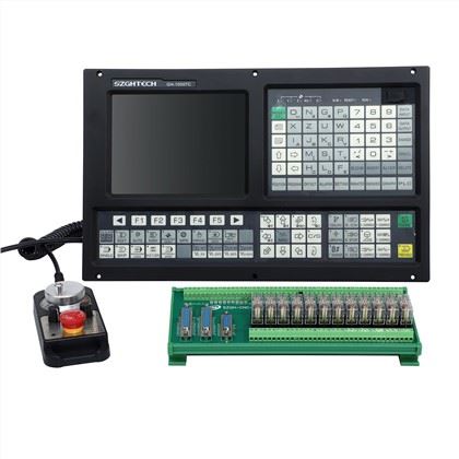 GH1000TC-3 is 3 Axi Lathe CNC Controller  
1)Threading Cycle: Following Mode/Interpolate Mode 
2) Support Dual analog voltage(0~10V) & C-axis for Spindle servo(M800)