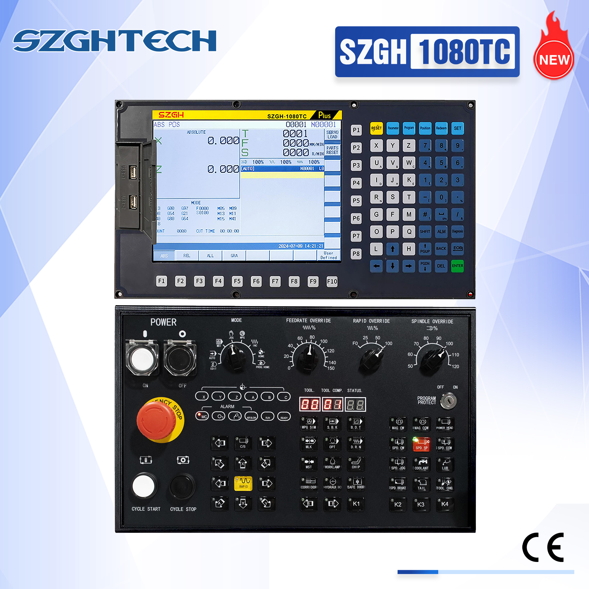 SZGH CNC lathe control system-1080TC.